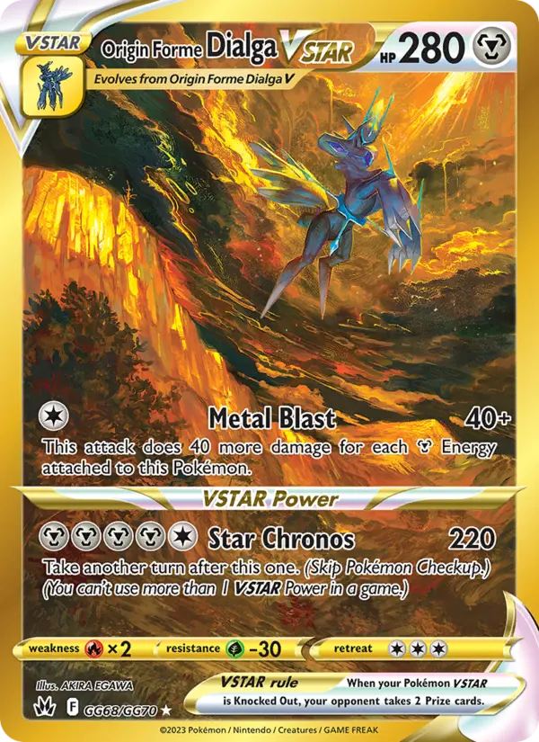 Origin Forme Dialga VSTAR, Pokémon card