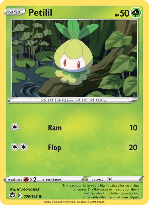 Petilil, Pokémon card