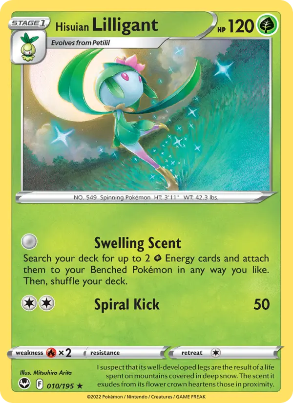 Hisuian Lilligant, Pokémon card