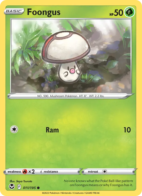 Foongus, Pokémon card