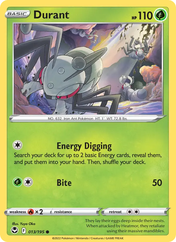 Durant, Pokémon card