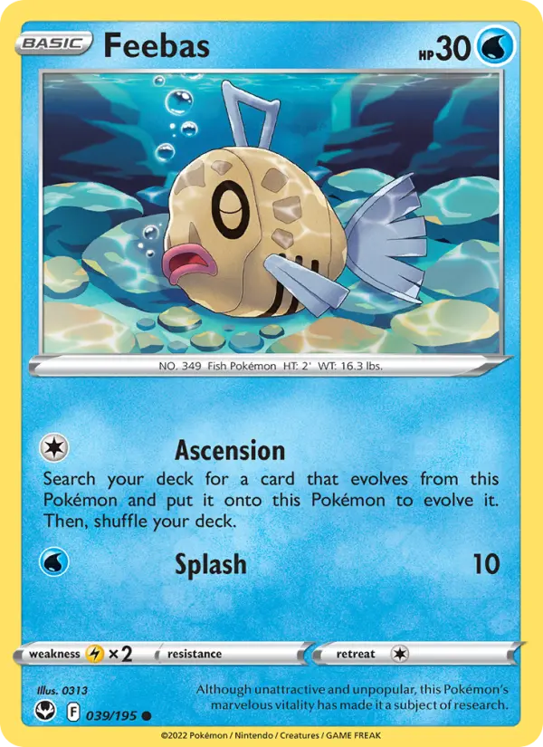 Feebas, Pokémon card