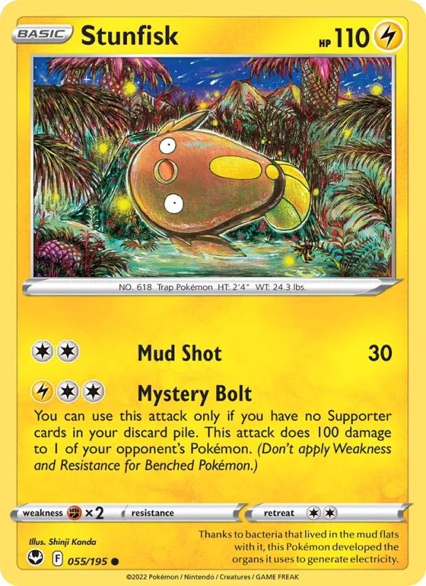 Stunfisk, Pokémon card