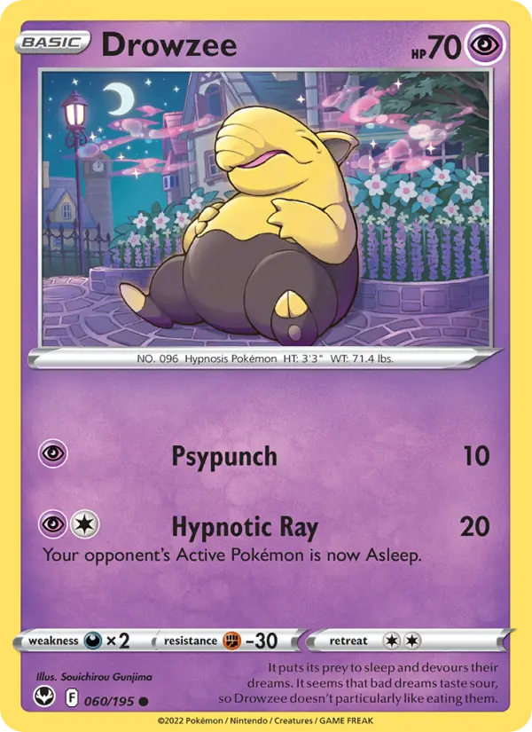 Drowzee, Pokémon card
