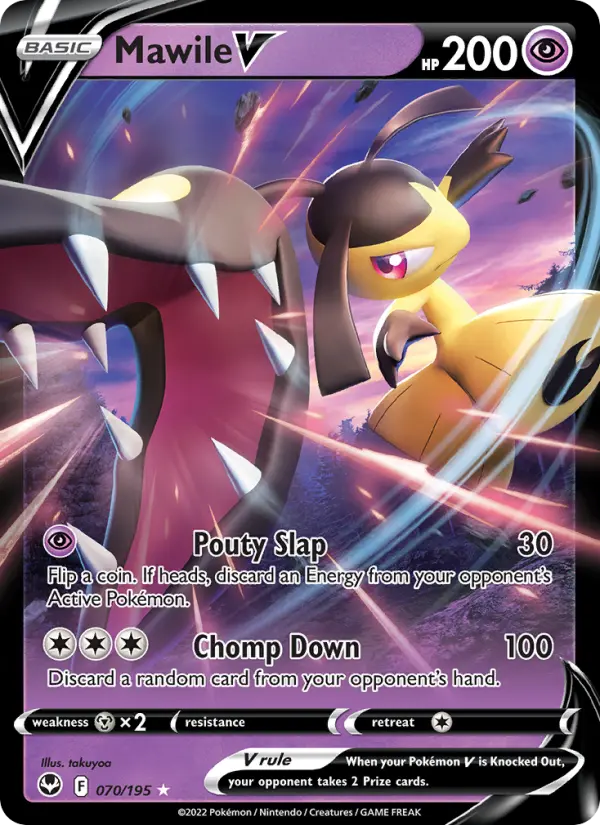 Mawile V, Pokémon card