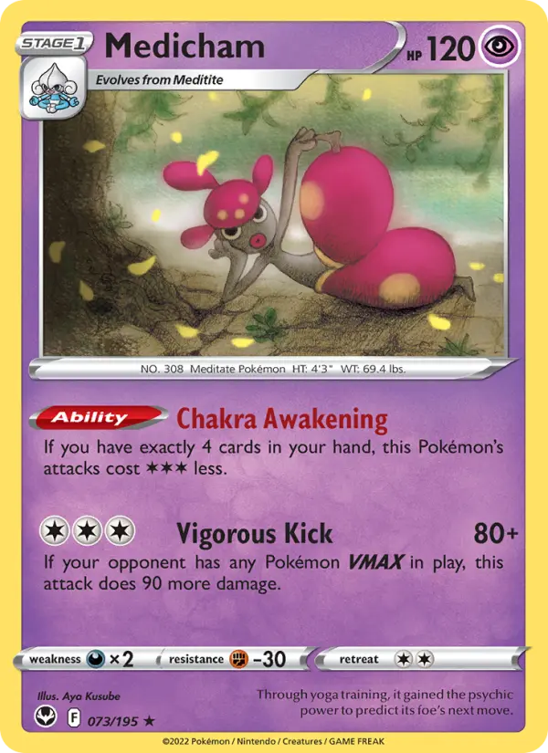 Medicham, Pokémon card