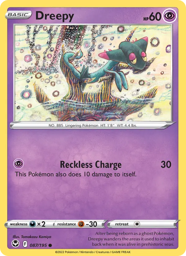 Dreepy, Pokémon card