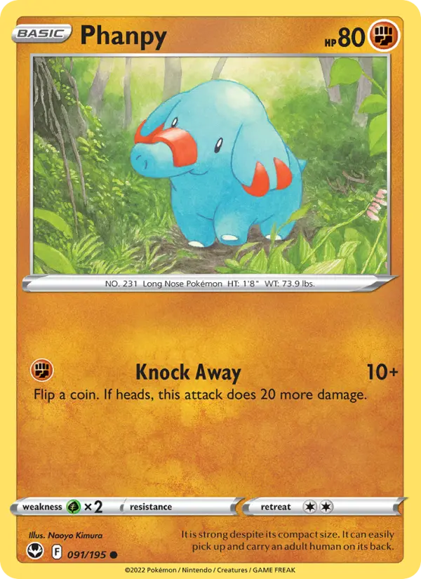 Phanpy, Pokémon card
