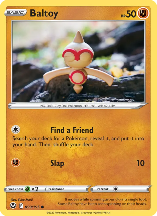 Baltoy, Pokémon card