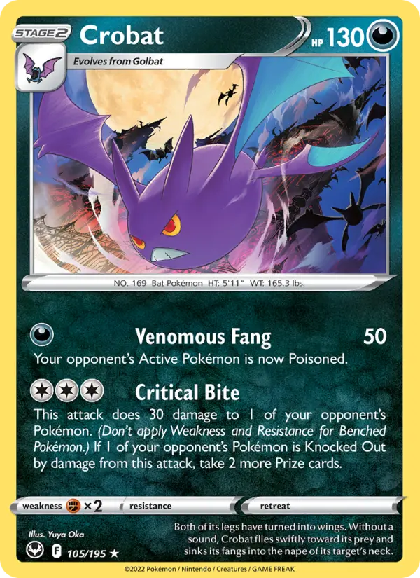 Crobat, Pokémon card