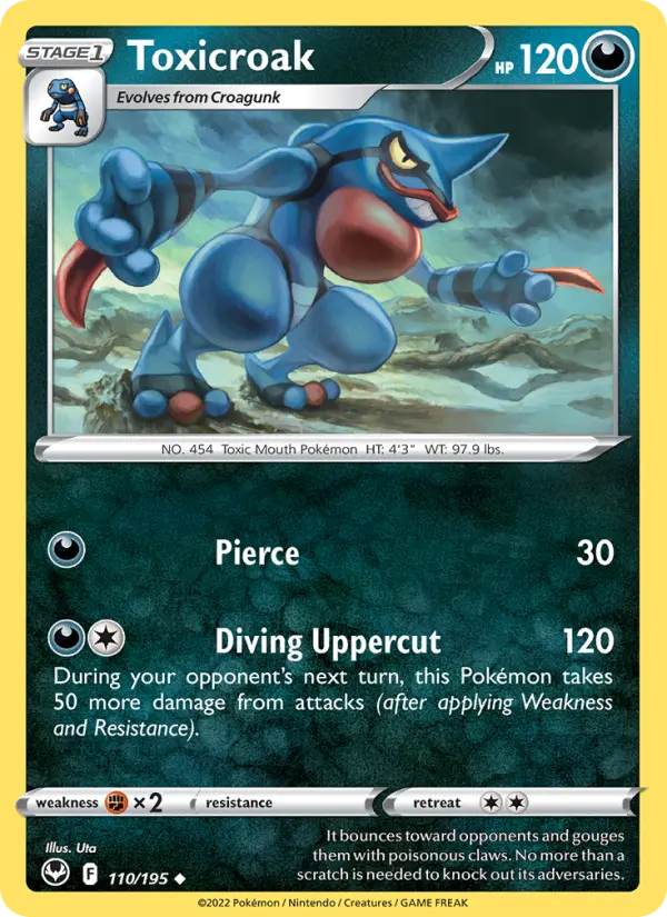 Toxicroak, Pokémon card