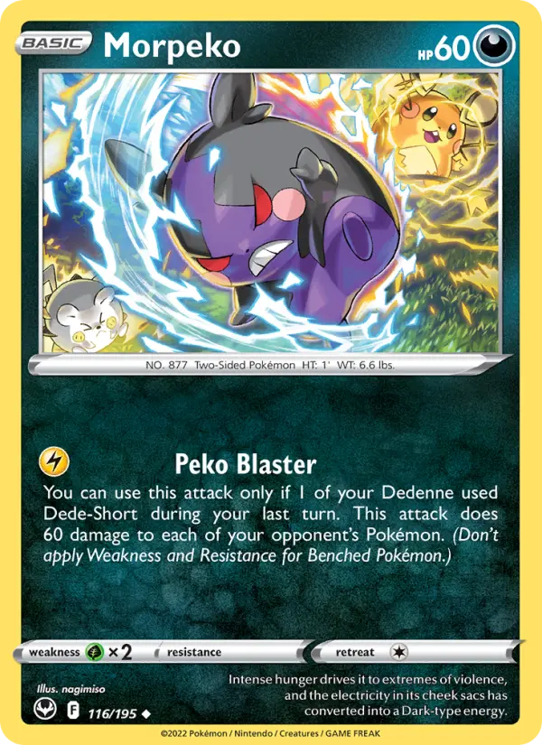 Morpeko, Pokémon card
