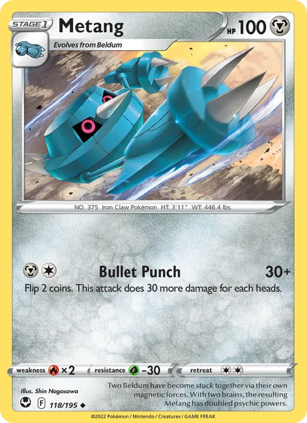 Metang, Pokémon card