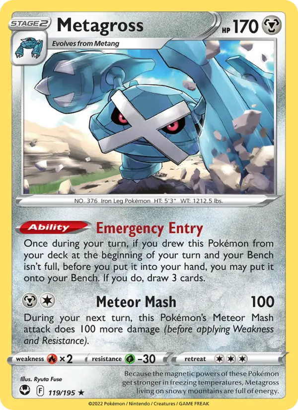 Metagross, Pokémon card