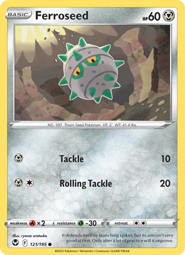 Ferroseed, Pokémon card