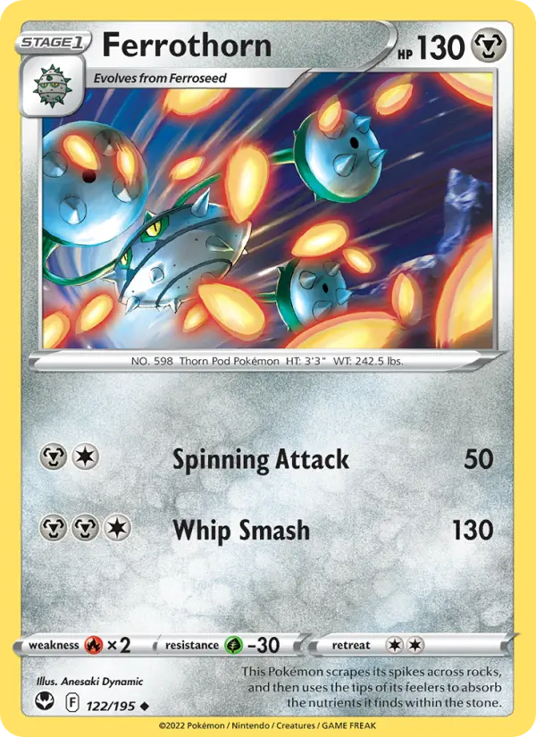 Ferrothorn, Pokémon card