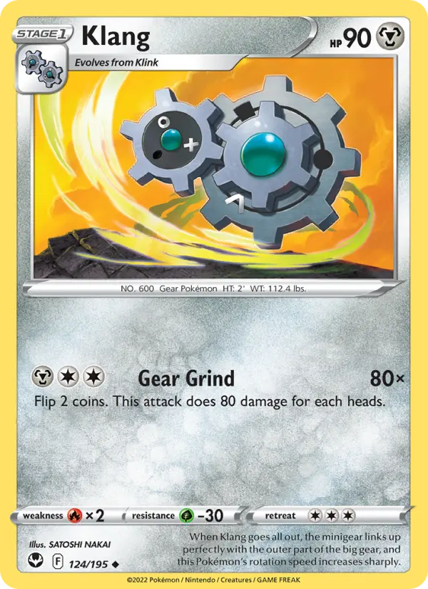 Klang, Pokémon card