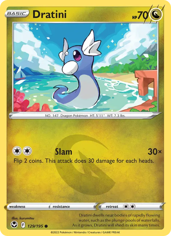 Dratini, Pokémon card
