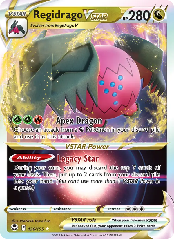 Regidrago VSTAR, Pokémon card