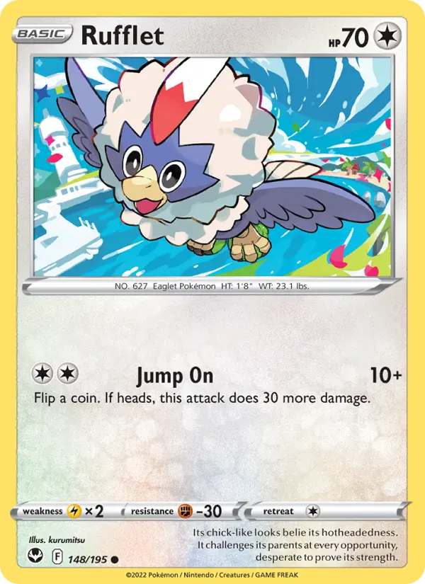Rufflet, Pokémon card
