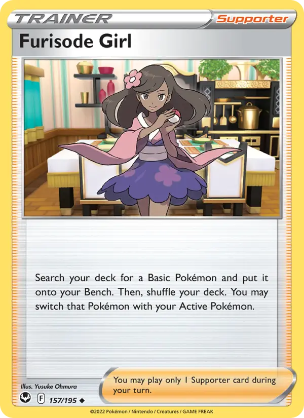 Furisode Girl, Pokémon card
