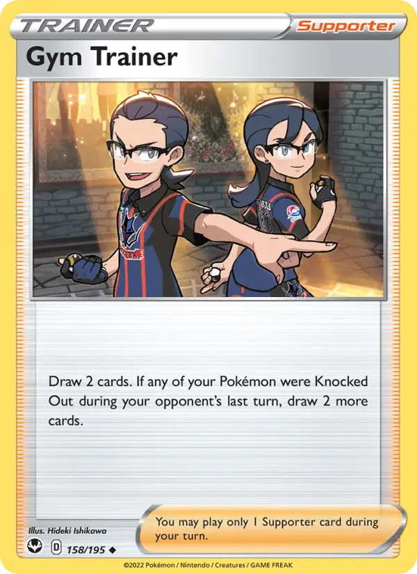 Gym Trainer, Pokémon card