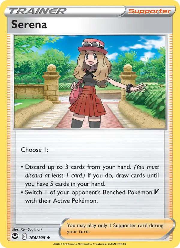 Serena, Pokémon card