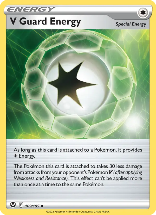V Guard Energy, Pokémon card