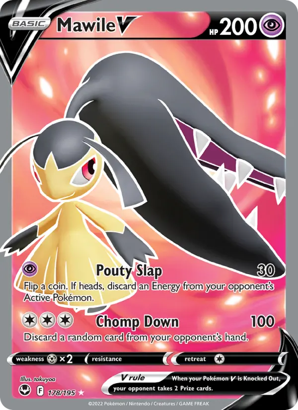 Mawile V, Pokémon card
