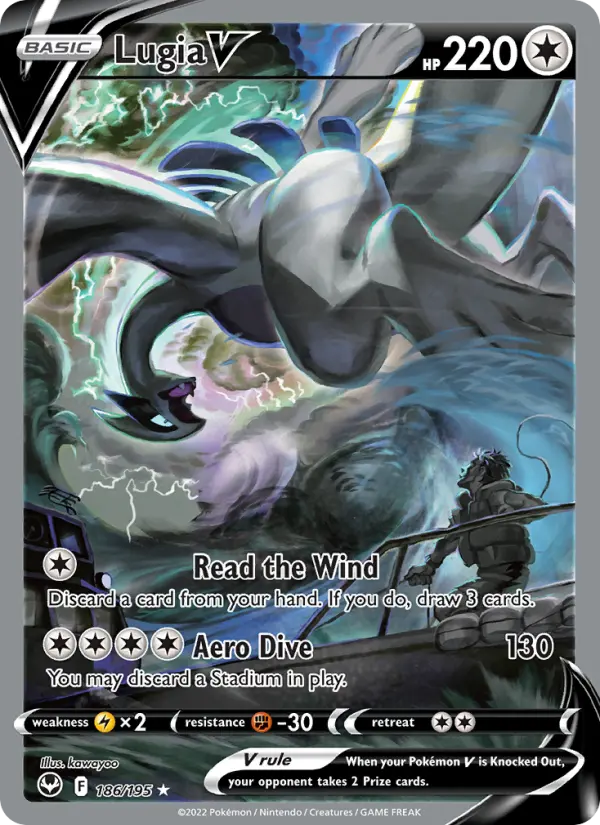 Lugia V, Pokémon card