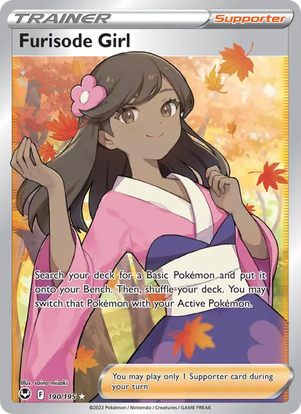 Furisode Girl, Pokémon card