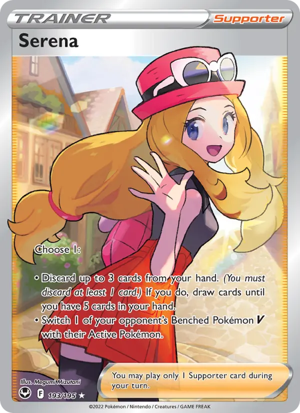 Serena, Pokémon card