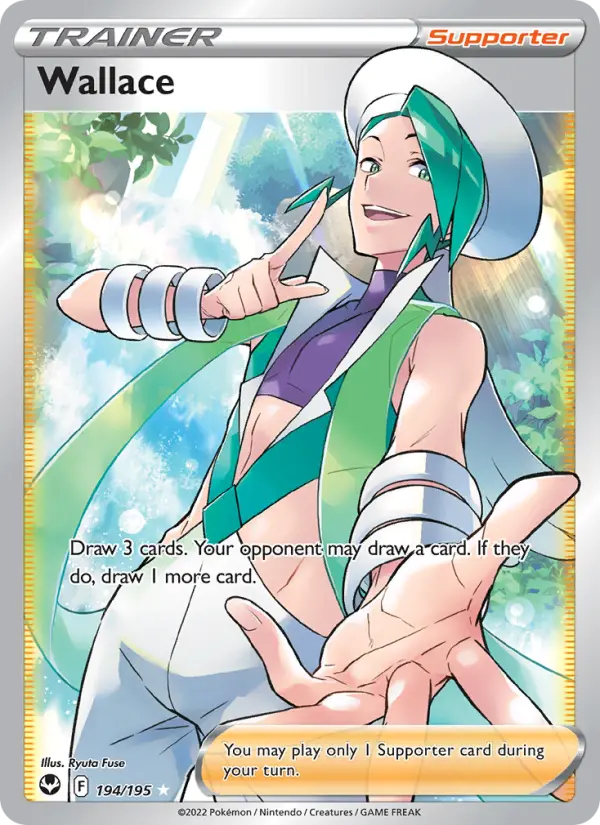 Wallace, Pokémon card