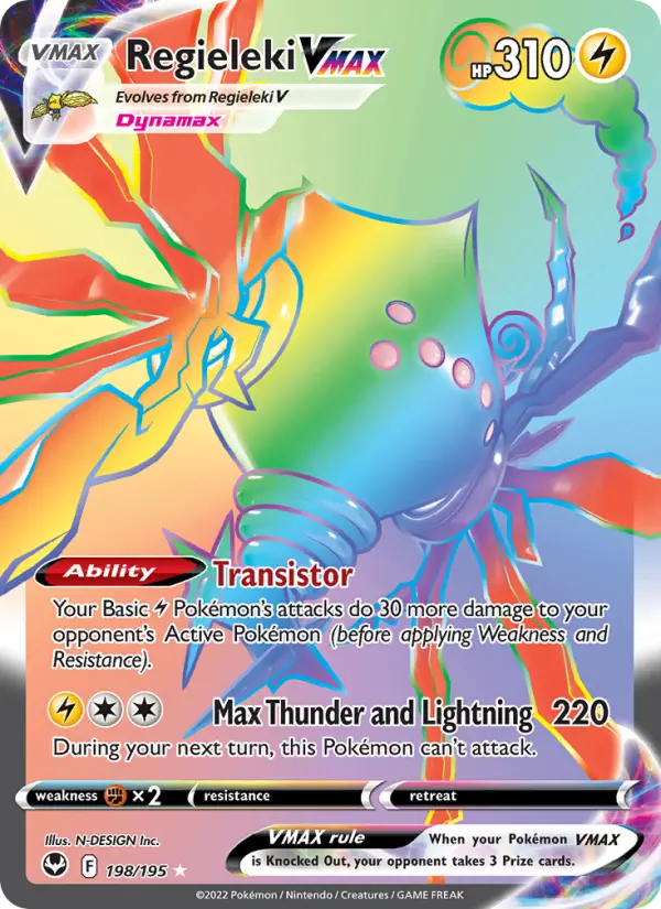 Regieleki VMAX, Pokémon card
