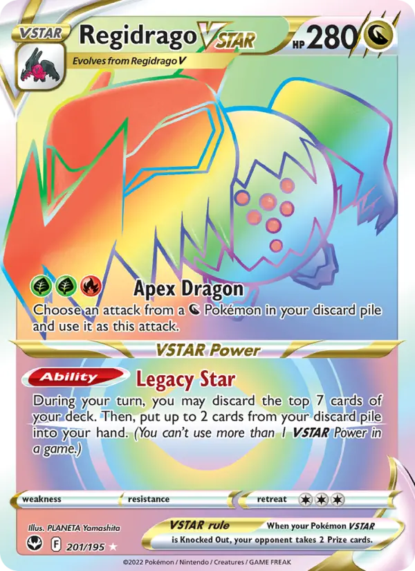 Regidrago VSTAR, Pokémon card