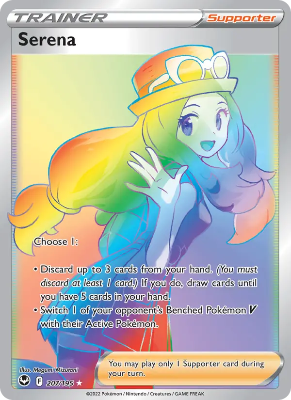 Serena, Pokémon card