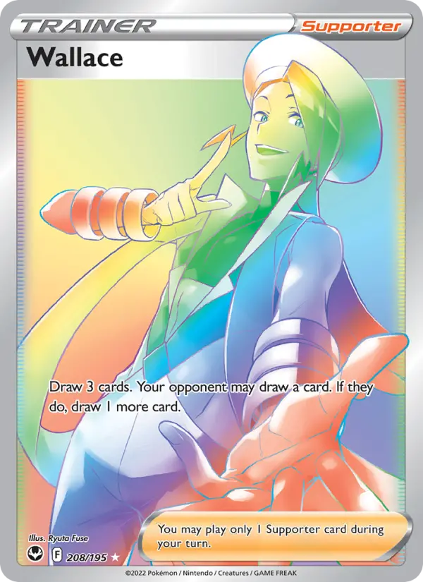 Wallace, Pokémon card