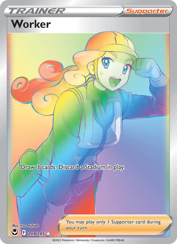 Worker, Pokémon card