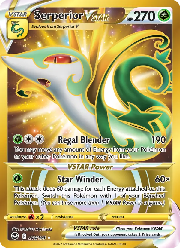 Serperior VSTAR, Pokémon card