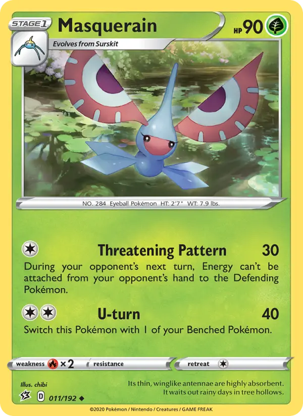 Masquerain, Pokémon card