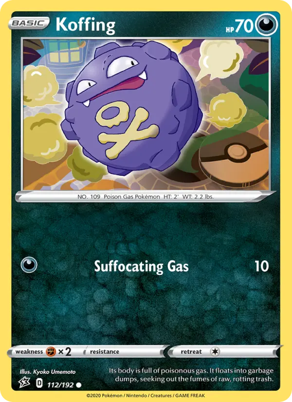 Koffing, Pokémon card