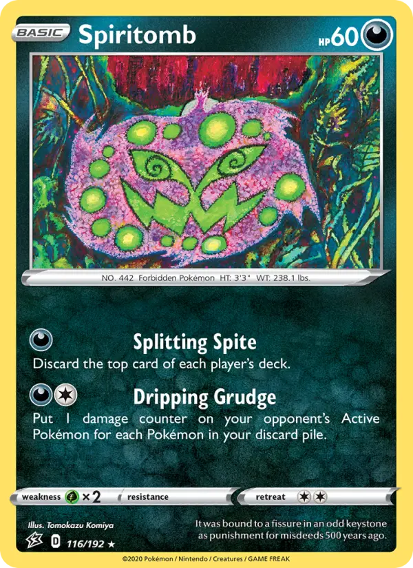 Spiritomb, Pokémon card