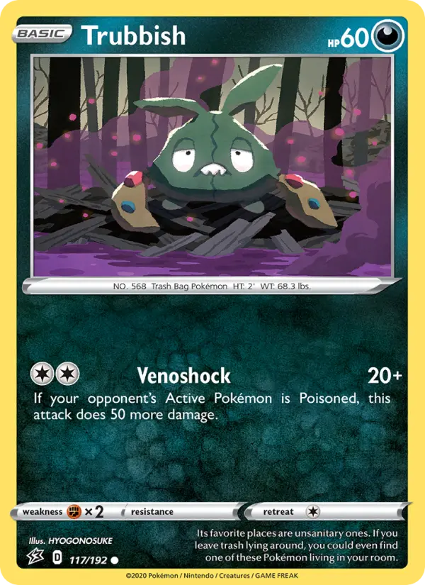 Trubbish, Pokémon card