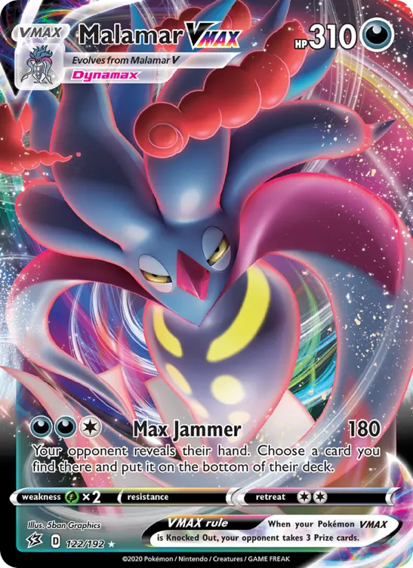 Malamar VMAX, Pokémon card