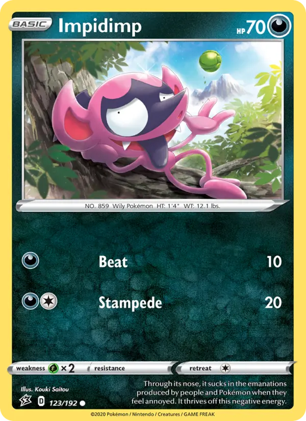 Impidimp, Pokémon card