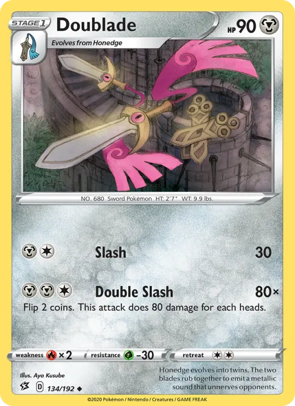 Doublade, Pokémon card