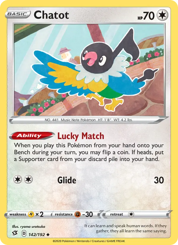 Chatot, Pokémon card