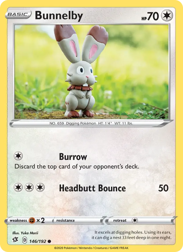 Bunnelby, Pokémon card