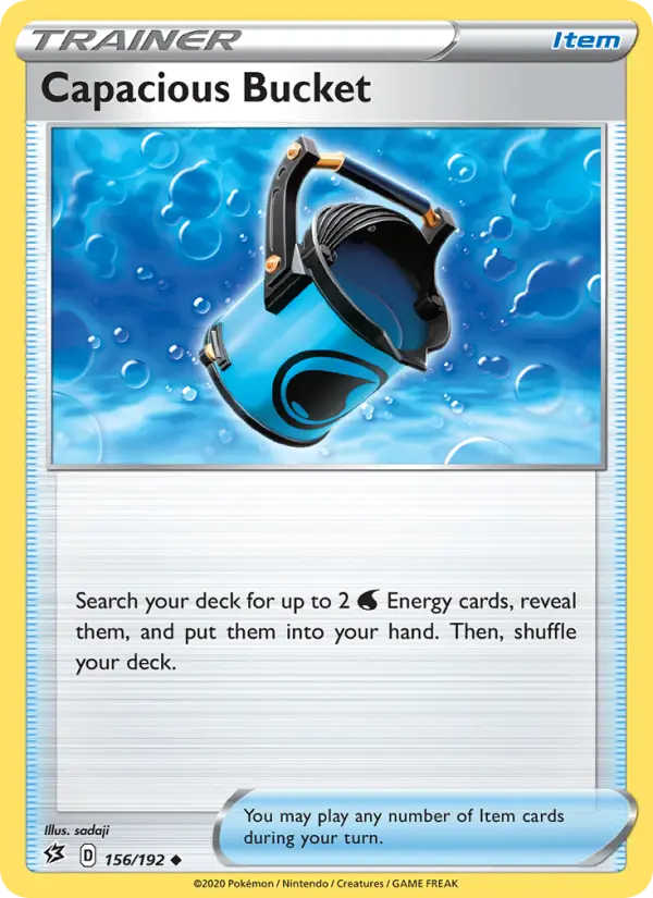 Capacious Bucket, Pokémon card