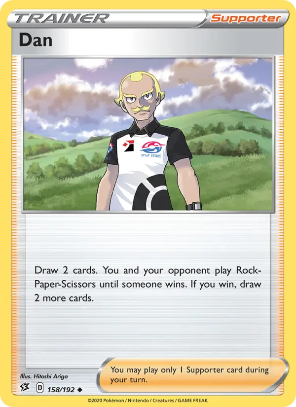 Dan, Pokémon card